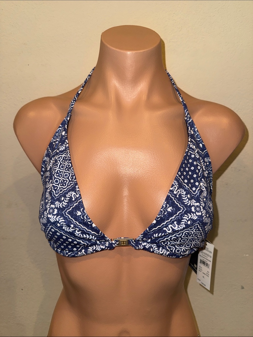 NWT Reyn spooner bikini top bra size XL